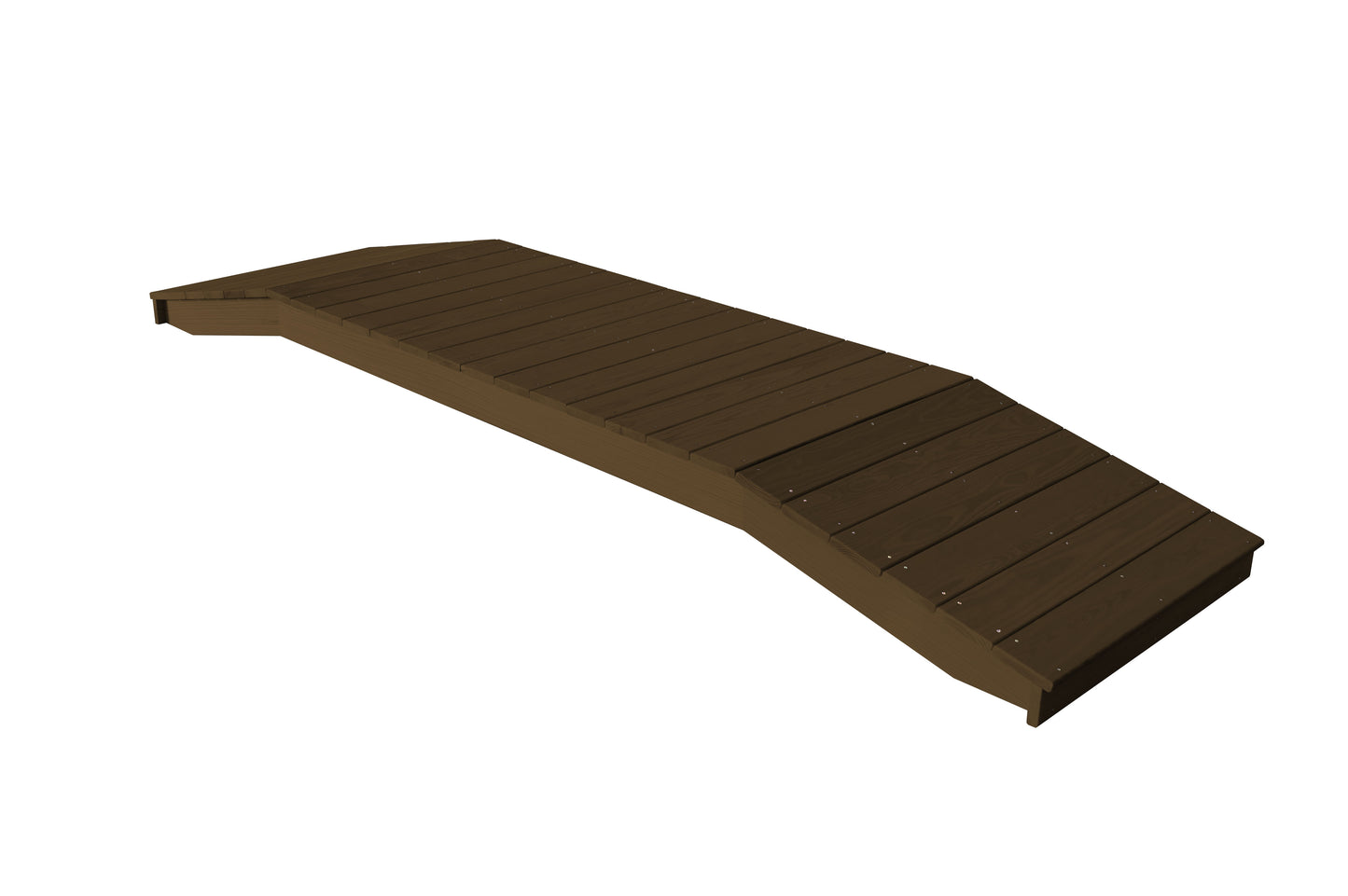 A&L Furniture Pressure Treated Pine 3'  x  10' Standard Plank Bridge - LEAD TIME TO SHIP 10 BUSINESS DAY