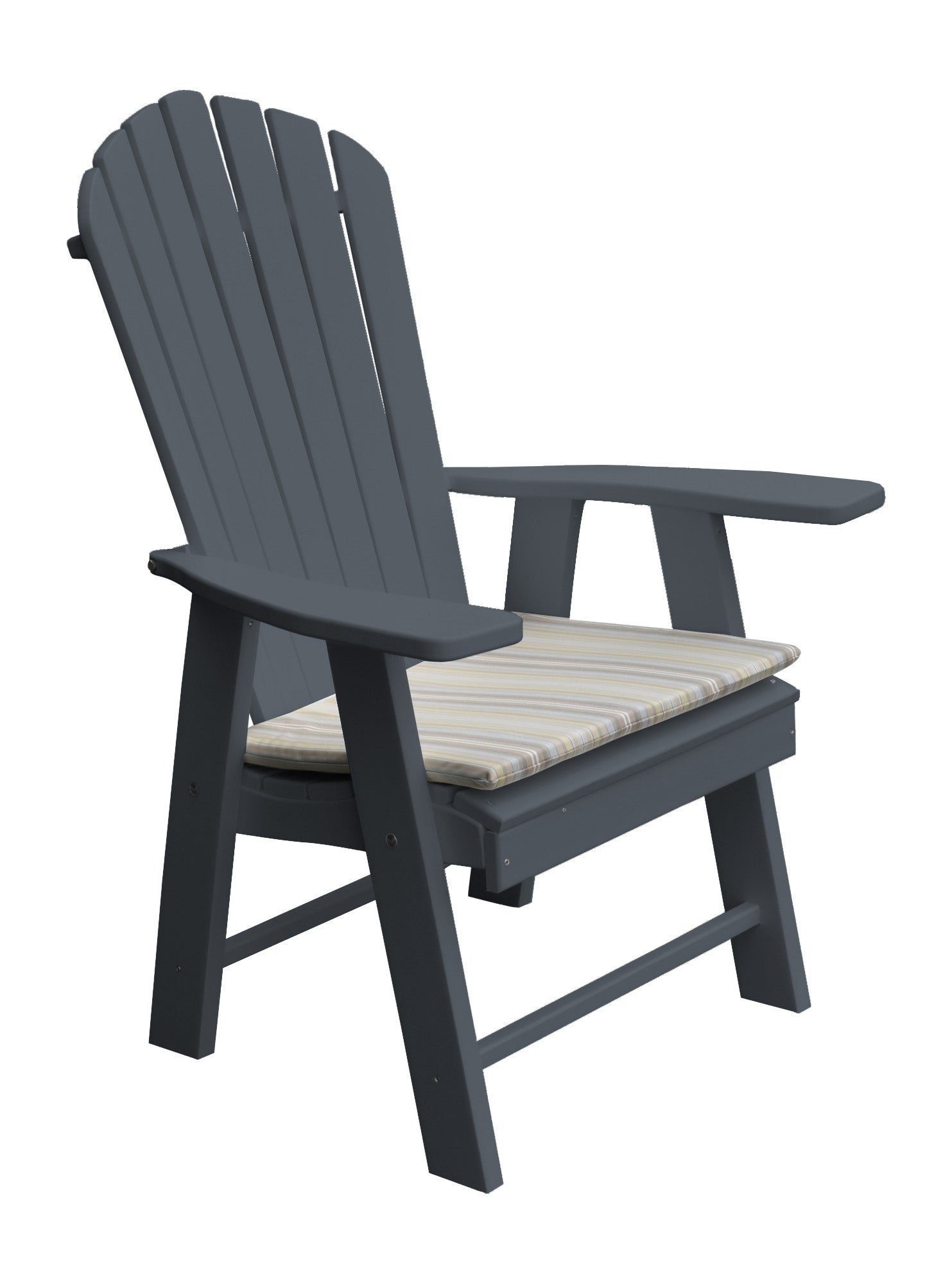 Poly Upright Adirondack Chair with Elevated Seat Height – Rocking Furniture