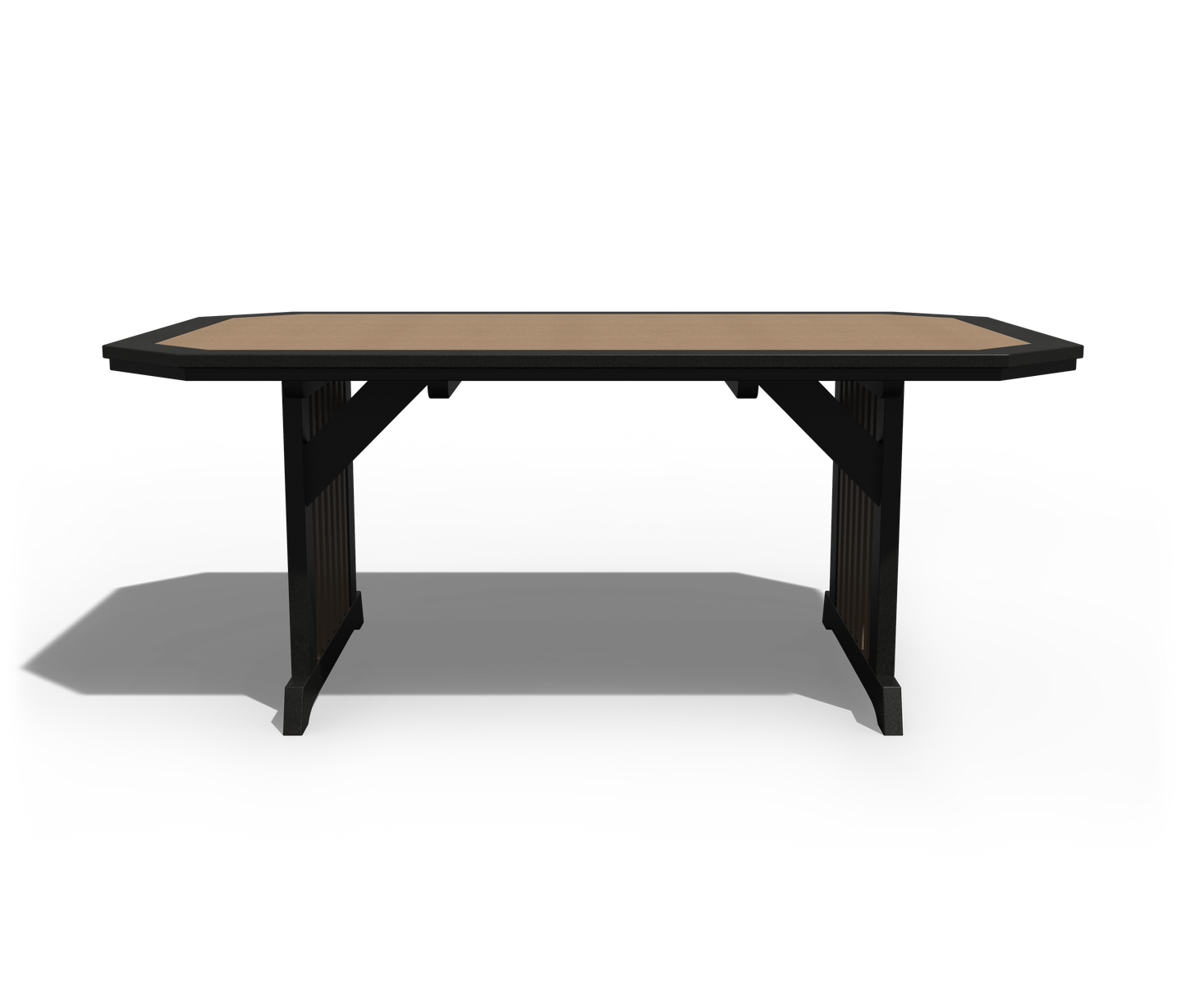 Patiova Recycled Plastic 4'x6' English Garden Dining Table - LEAD TIME TO SHIP 4 WEEKS