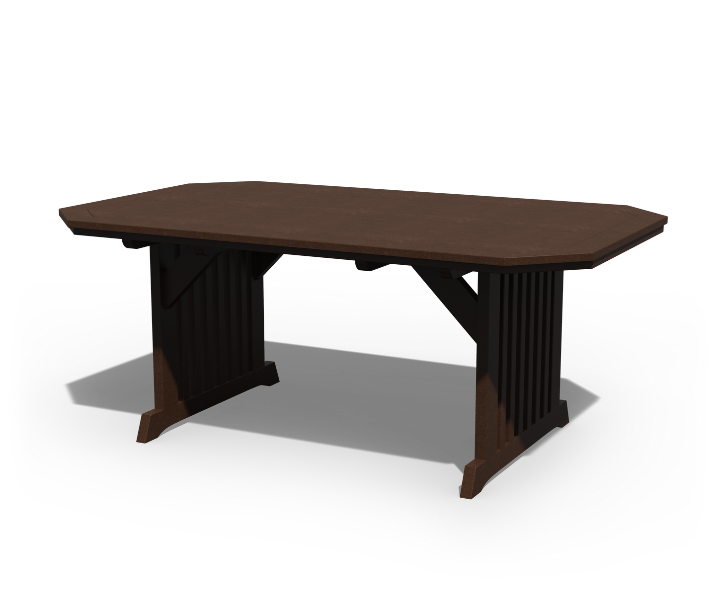 Patiova Recycled Plastic 4'x6' English Garden Dining Table - LEAD TIME TO SHIP 4 WEEKS