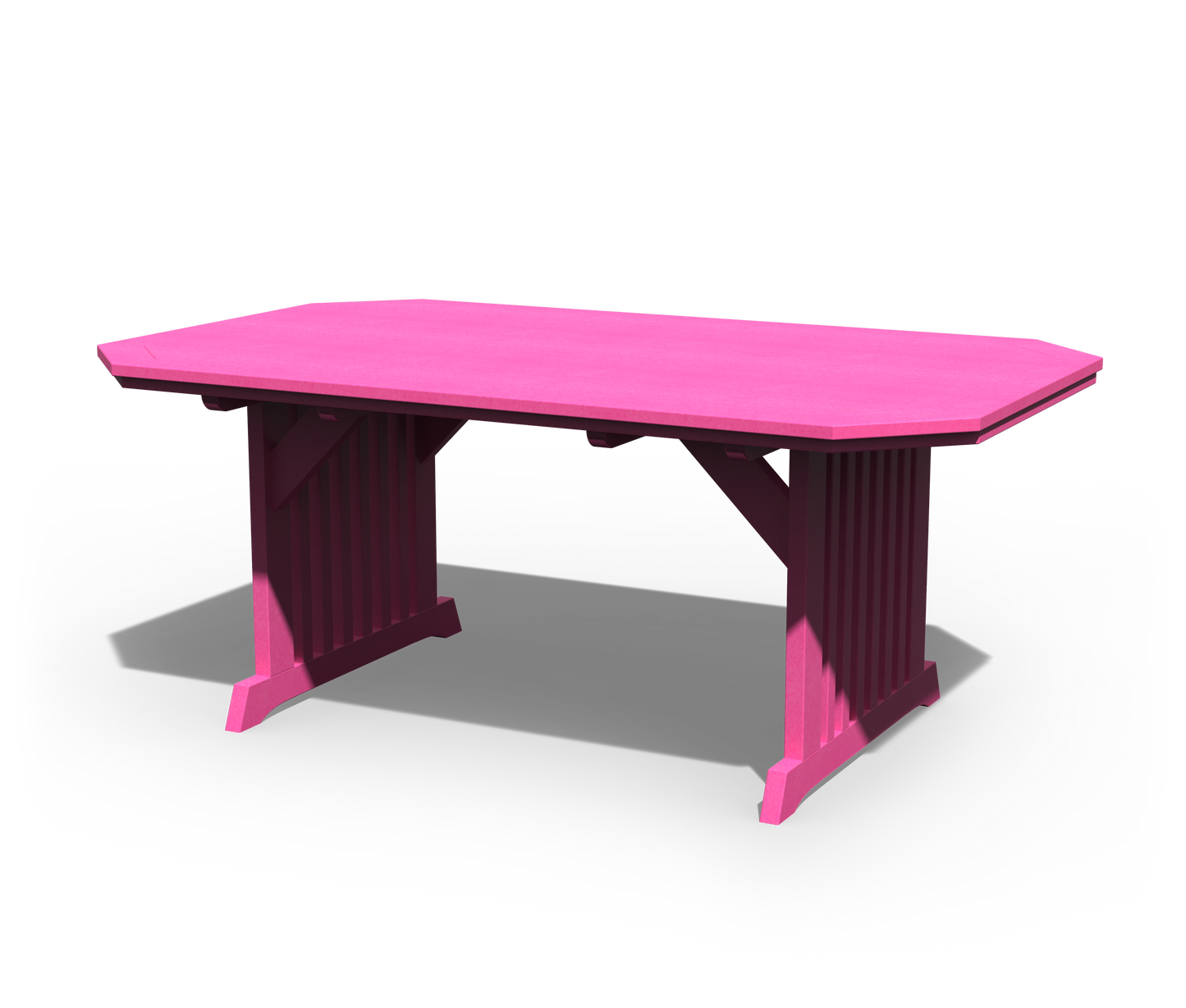 Patiova Recycled Plastic 4'x6' English Garden Dining Table - LEAD TIME TO SHIP 4 WEEKS