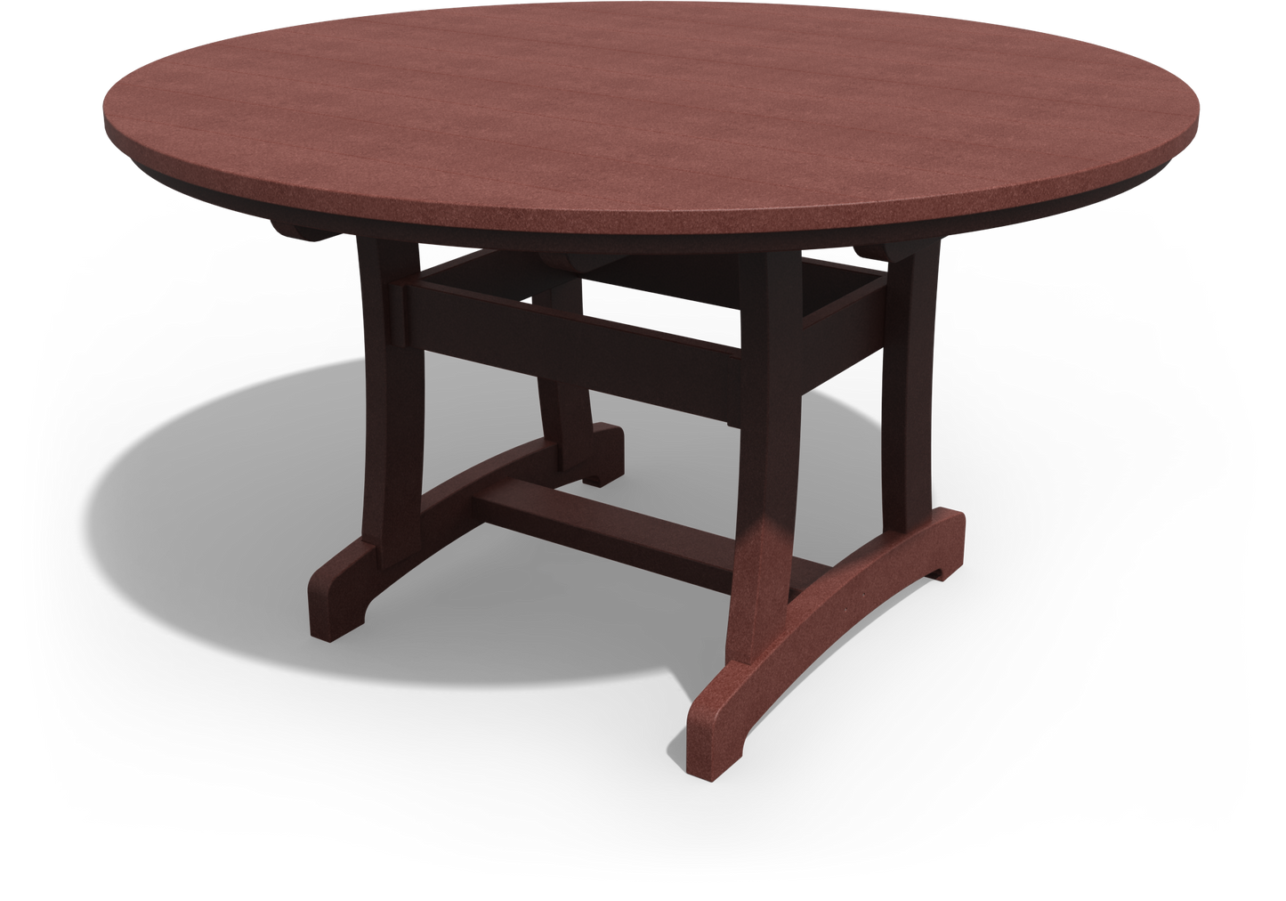 Patiova Recycled Plastic 54" Round Legacy Dining Table - LEAD TIME TO SHIP 4 WEEKS