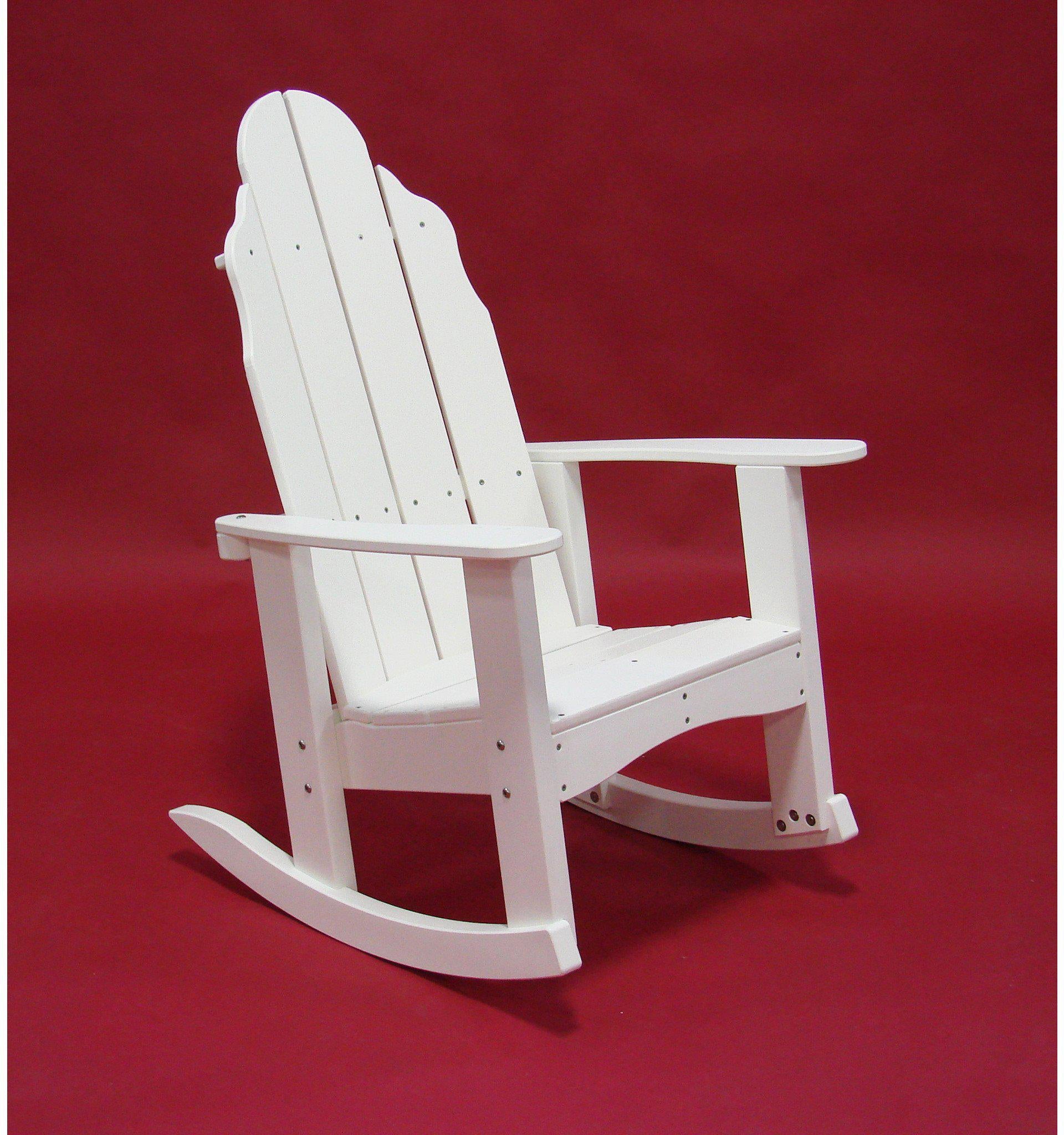 Tailwind Rocking Adirondack Chair Rocking Furniture   Rocking Chair Tailwind Furniture Recycled Plastic Traditional Adirondack Rocking Chair 1 