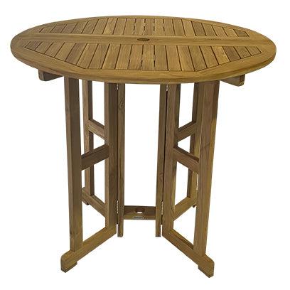 Royal Teak Collection Outdoor Bar Height Tables